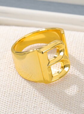 Engagement Gifts Minimalism A-Z Initial Rings For Women Jewe
