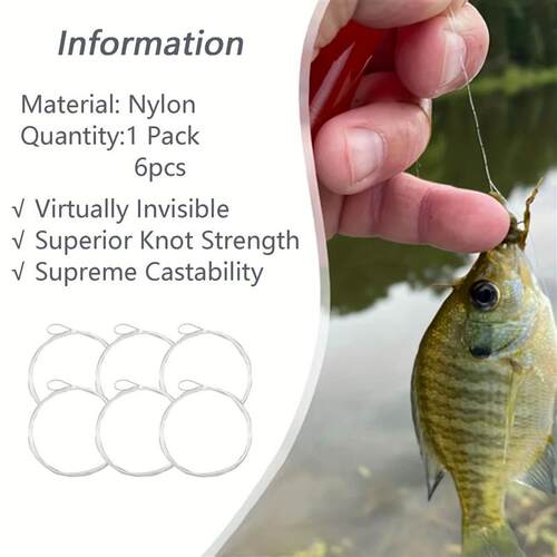 Aventik 9ft 12ft 15ft PreTied Loop Clear Tapered Fly Fishing