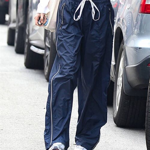 Weekeep Setwear Casual Sweatpants Side Stripe Elastic Low Ri