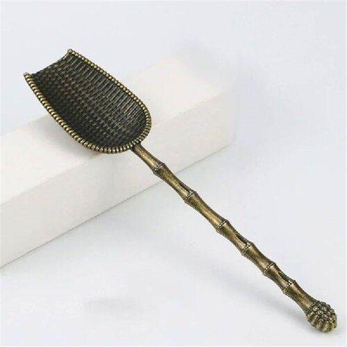 Retro Chinese Style Metal Tea Spoon Kung Fu Tea Ceremony