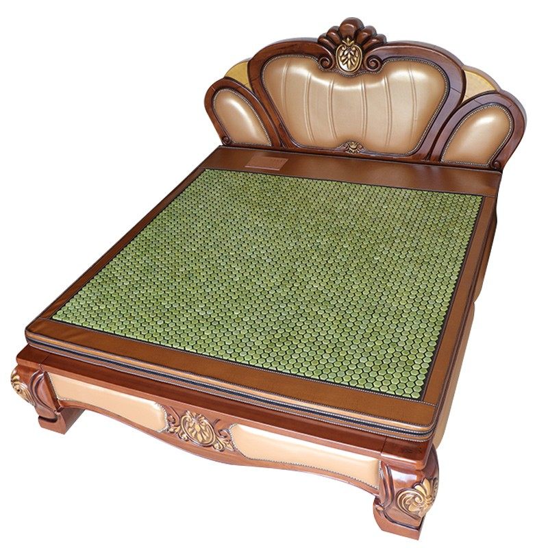 玉石床垫电加热温控托玛琳麦饭石远红外线砭石理疗养生赭锗石