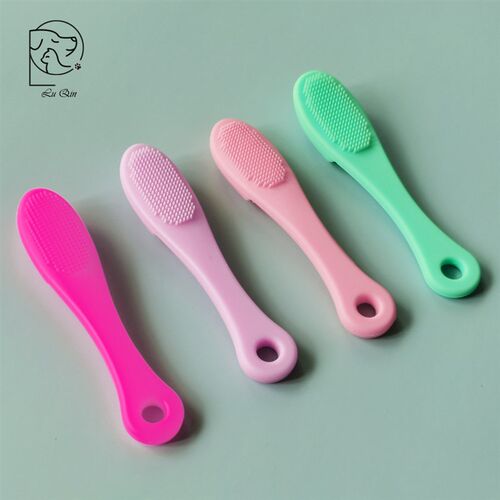 Dog Cat Cleaning Supplies Soft Pet Finger Brush Cats Brush T