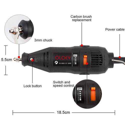180W Electric Dremel Engraving Mini Drill polishing machine