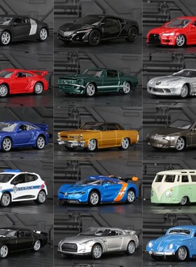 1:64 Series Bugatti Ferrari 599 GTO Alloy Car Model Diecasts