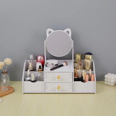 Organizer Box Makeup Storage Boxes Jewelry Make Up Office