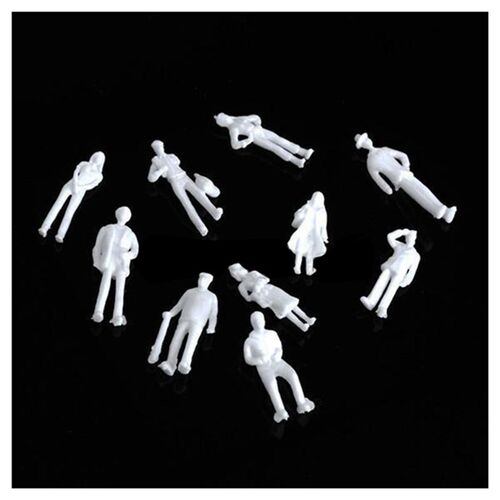 10/50Pcs 1:50/75/100/150/200 Scale Model White Miniature Arc