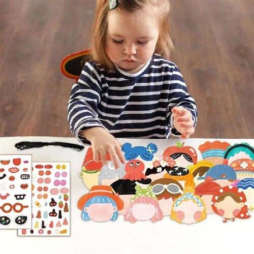 Face Stickers For Kids Travel Activity Decals Creative Art