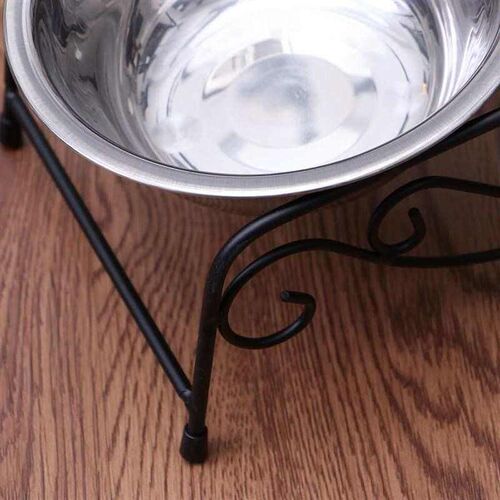1Pcs Food Bowl Nontoxic Small Portative Metal Stand Durable