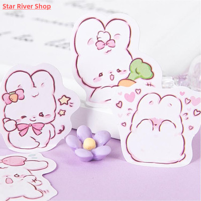 45 pcs/box Cute rabbit daily Kawaii Decoration Stickers Plan