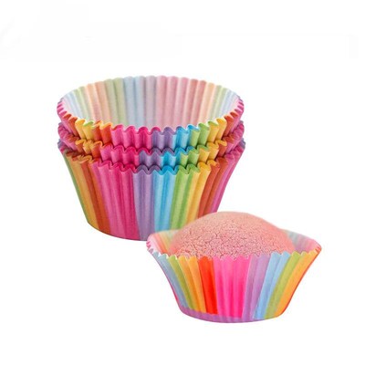 100pcs  Pastry Accessory Muffin Cupcake Paper Cups Mini Baki