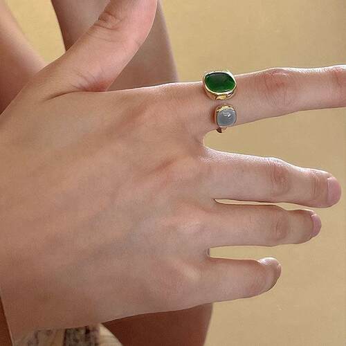 Colorful Drip Glaze Open Ring For Women 2023 New Fashion Ret