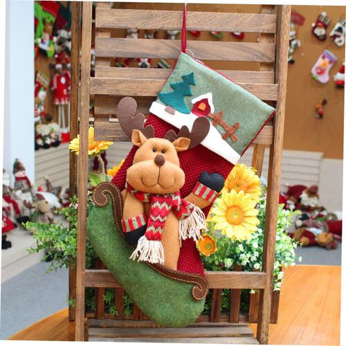 Christmas decorationtree stocking gift goodie bag 圣诞袜