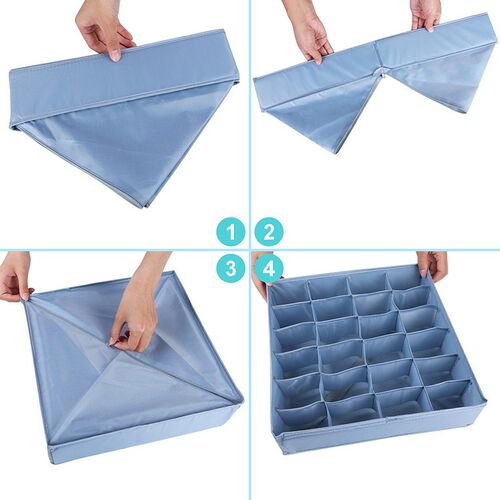 New Sock Storage Organizer Boxs Foldable Cabinet Drawer Orga
