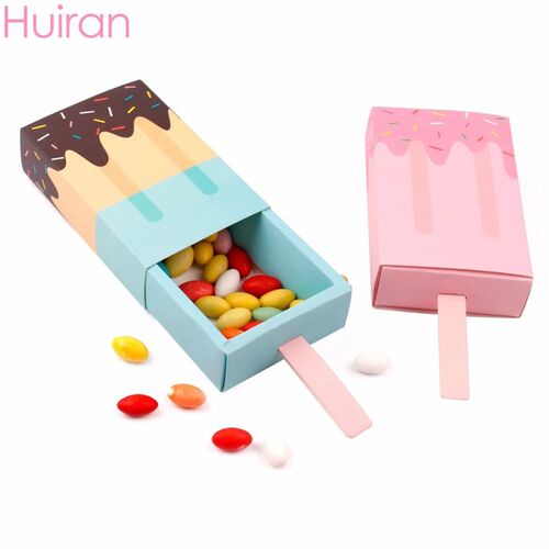 Ice Cream Theme Party Disposable Tableware Pape Cups Summer