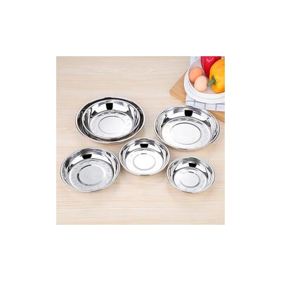 304 stainless steel plate grill food dish home with thick