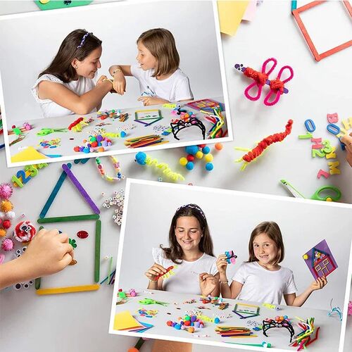 Arts and Crafts Supplies for Kids Crafts Toys with Sequins D