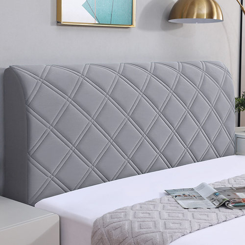 新款床头罩绒面床头防尘罩软包床头保护夹棉加厚全包实木欧式