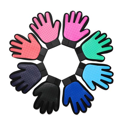 Silicone Pet Grooming Glove for Cats Hair Brush Comb Cleanin