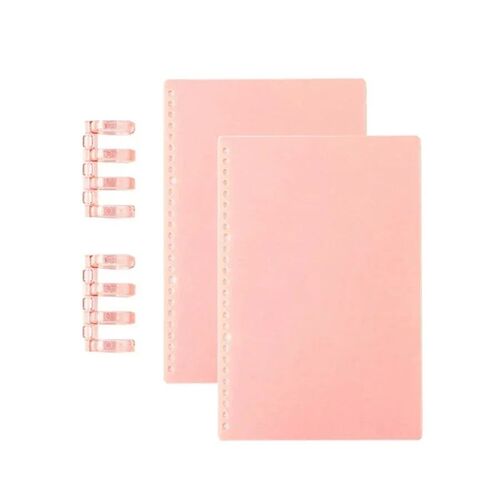 Loose-leaf Book Cover & Ring A4 A5 B5 PP Colorful Binder Spi
