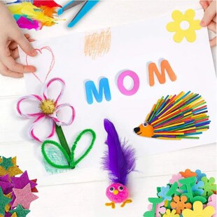 DIY Colorful Plush s Wool Pompoms Materials Kids DIY Montess