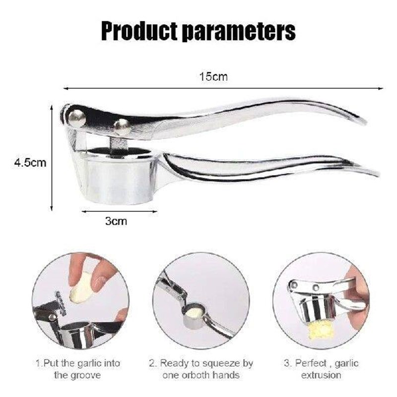 Ginger Mincer Garlic Ginger Squeezer Imitating Handheld - 实物图