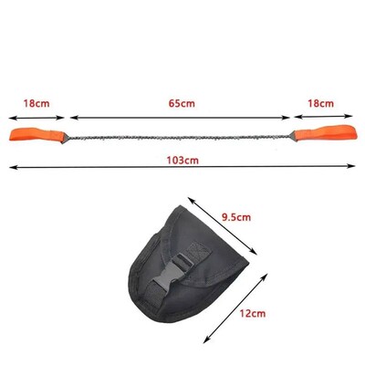 Portable Survival Chain Saw Chainsaws Emergency Camping Hiki