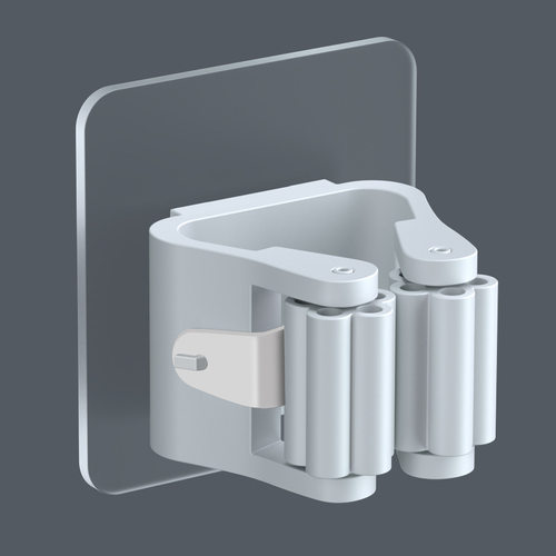 2/4PCS Home Storage Rack Bathroom Suction Hanging Pipe Trace