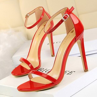 Shoes Super High Heels 11cm Women Shoes Patent Leather Woman