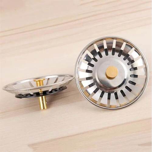 2pcs Kitchen Sink Strainer Stopper Waste Plug Sink Filter Fi