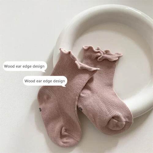 Newborn Girls Baby Socks Spring Autumn Cotton Kids Princess