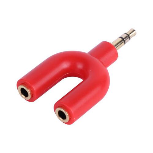 Y Dual Audio Splitter Cable Adapter Convenient  Line 1 to 2
