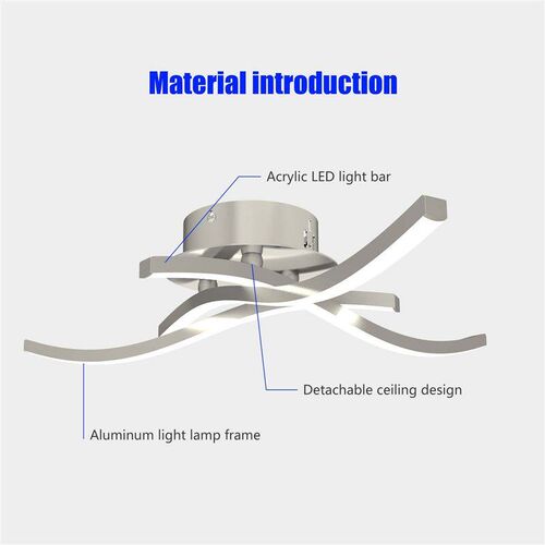 LED Ceiling Lights For Living Room 12W 18W 24W Warm Cold Whi