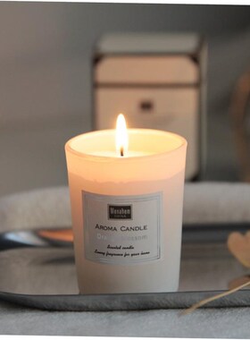 scented glass candles candle玻璃杯香薰蜡烛无烟香氛大豆蜡香味