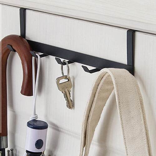Hooks Over The Door 5 Hooks Home Bathroom Organizer Rack