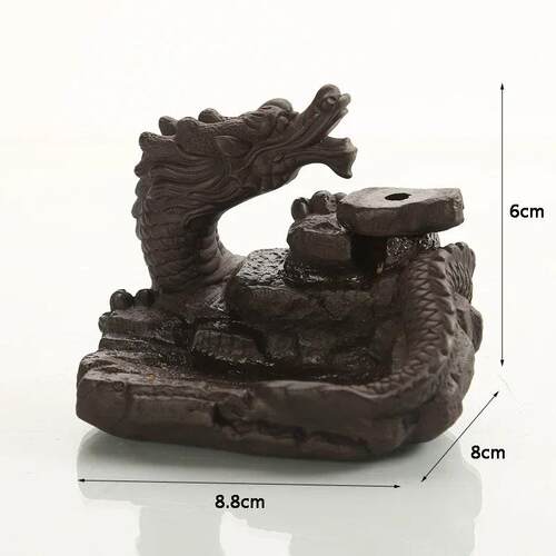 F  hot Dragon Incense Burner Smoke Backflow Best Cone Censer