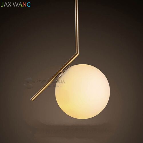 Custom Size Wooden Pendant Lamps Glass Chandelier Bedroom Li