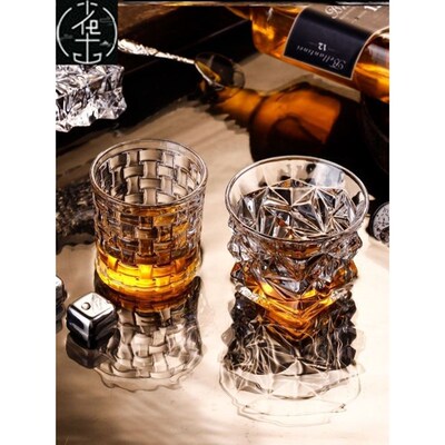 lead-free wine whiskey glass home beer glass cup set europea