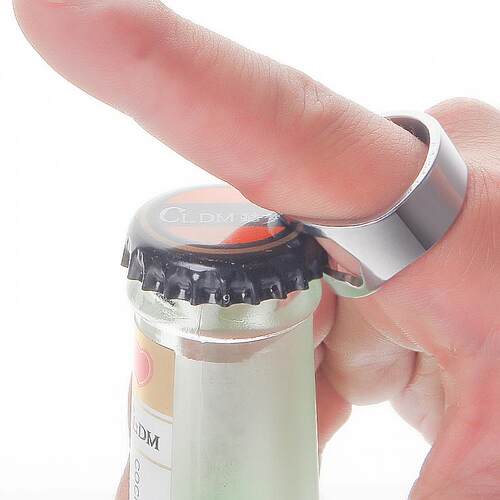 22MM Portable Mini Ring Beer Bottle Opener Stainless Steel F