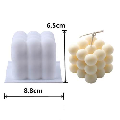 Cube Honeycomb Scented Candle Plaster Silicone Mold Food Gra