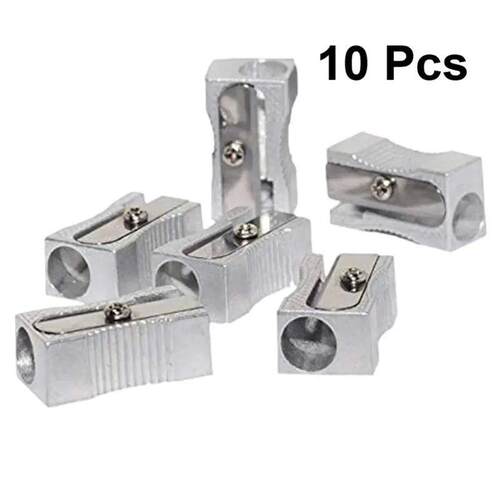 10pc/Set Metal Pencil Sharpener Classical Girls Makeup Pen S