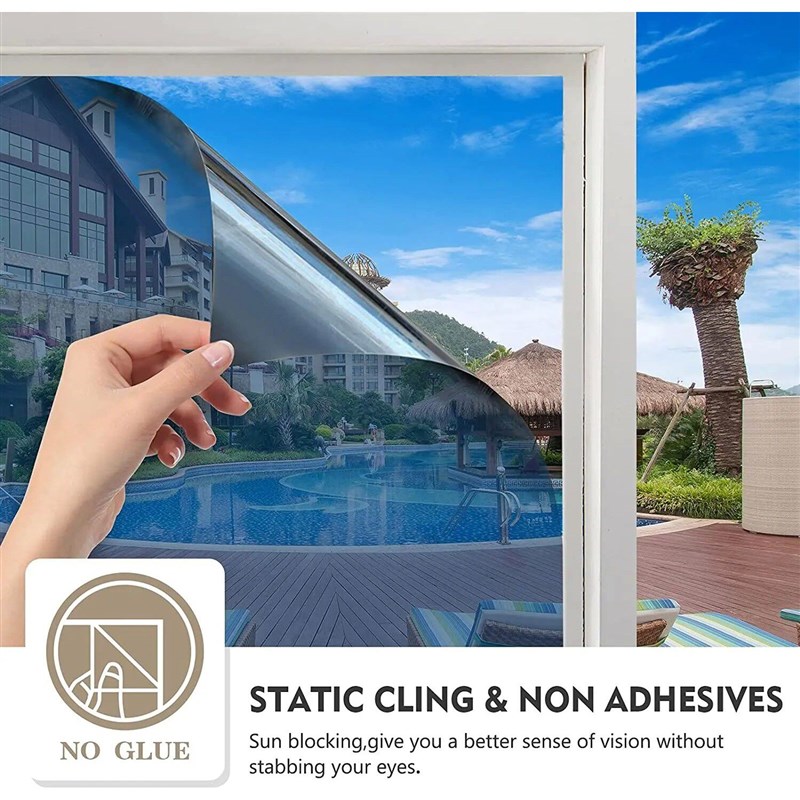 One Way Mirror Window Privacy Film Daytime Anti UV Sun Block图片
