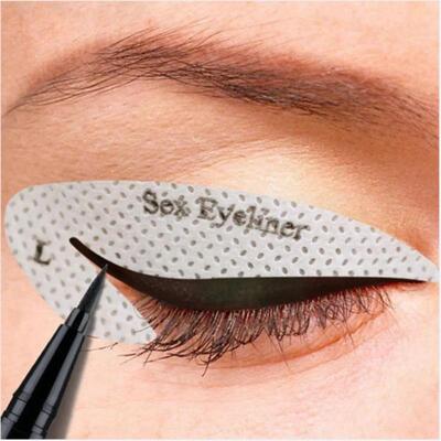 4pcs/set Eyeliner Template Eye Makeup Stencil Eyebrows Eye S
