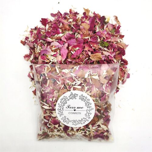 1/5/10Packs Dried Flower Rose Petals Natural Wedding Confett