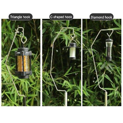 Foldable Camping Light Fixing Stand Holder Ground/Desktop