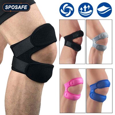 1Piece Adjustable Patella Knee Strap with Double Compression