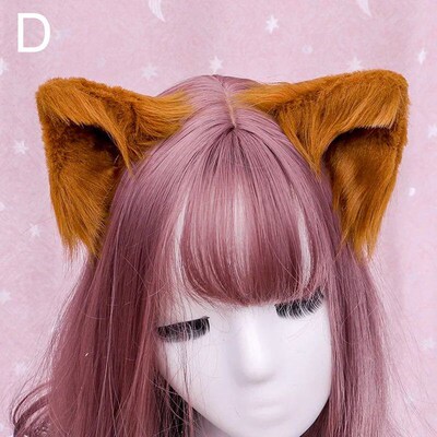 Cat Ears Fashion Sweet Lovely Furry Animal Beast Ear Hair Cl
