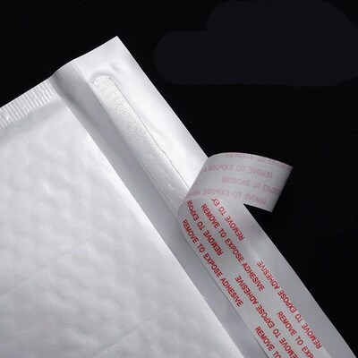 10ps Bubble Envelope bag white Bubble PolyMailer Self Seal m