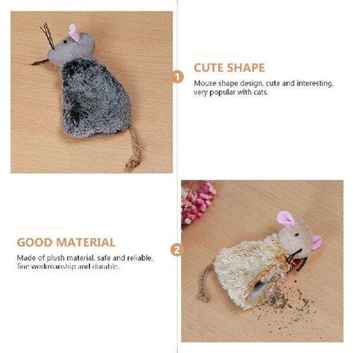 3 Pcs Toy Cat Kangaroo Interactive Molar Toys Chew Supple