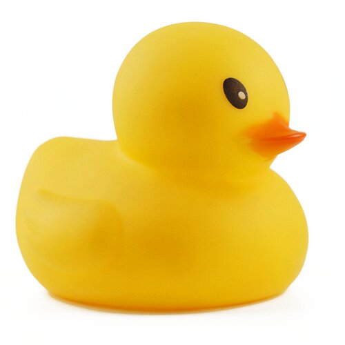 Cute Duck Baby rattle Bath toys Squeeze animal Rubber toy du