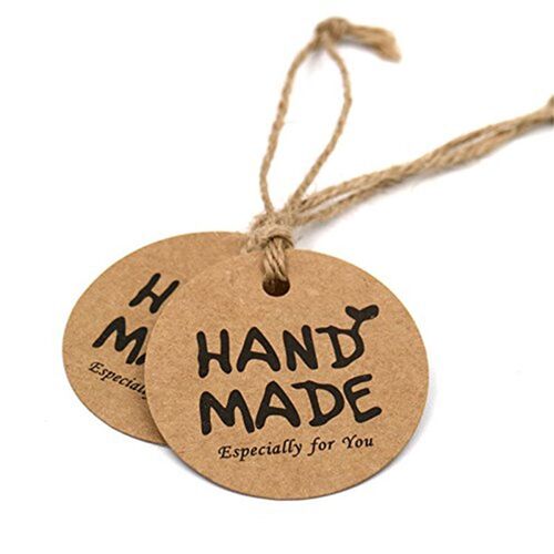 100-300 Pcs Multi-style Kraft Paper Hang Tags Wedding Birthd